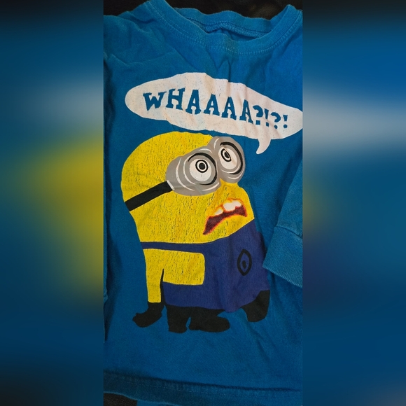 Caluby 1981 Minion Graphic Pajama Set Sz4/5T - Picture 8 of 10